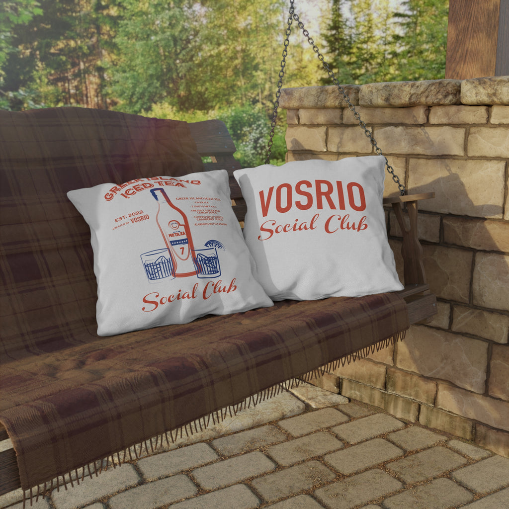 VOSRIO Social Club Outdoor Pillows