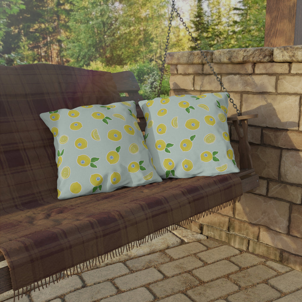 Organic Lemonia Outdoor Pillows