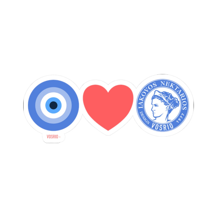 I Love VOSRIO Original Kiss-Cut Stickers