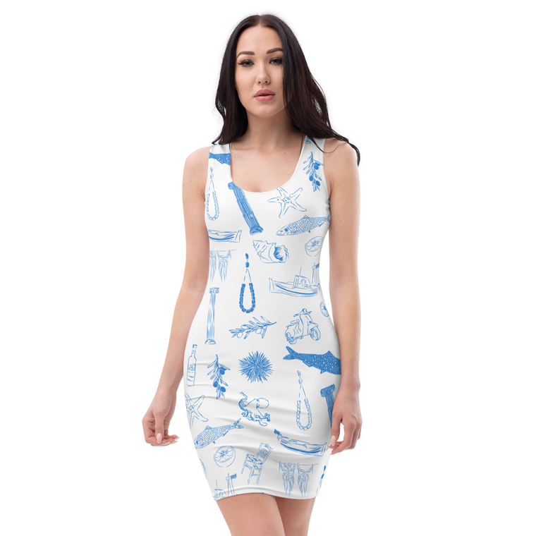 Greek Sardelles Bodycon dress