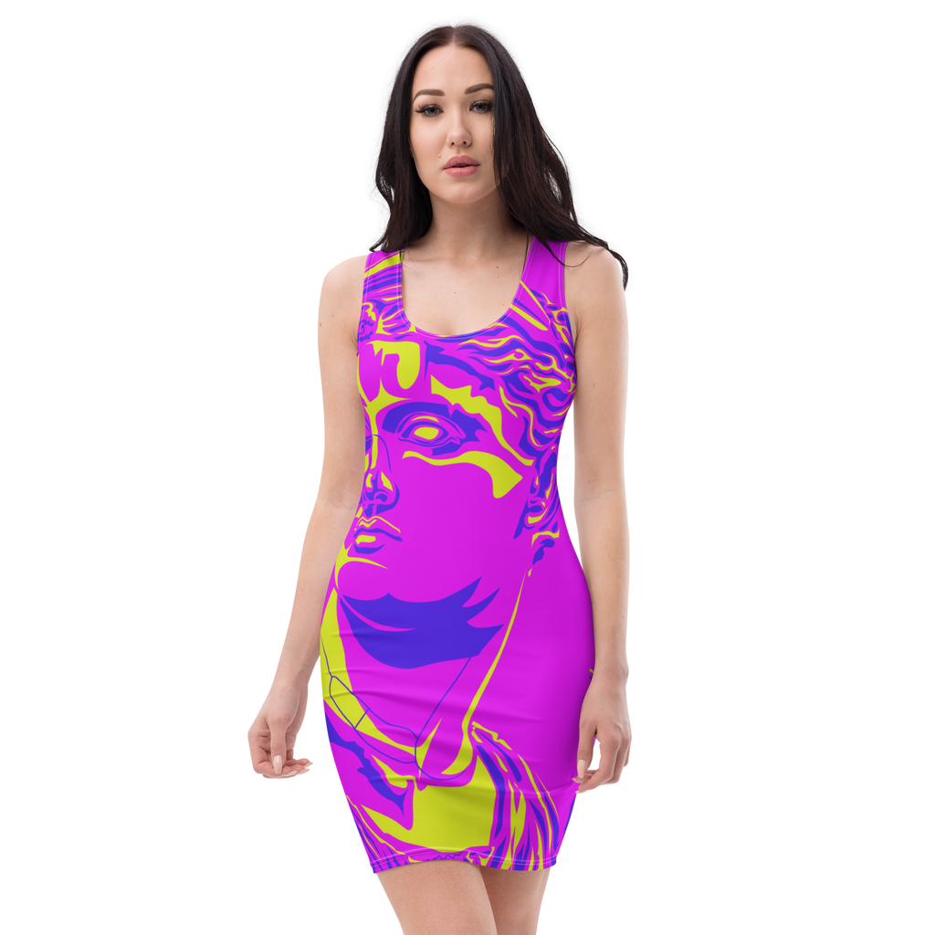 VOSRIO Select Rose Colour Sublimation Cut & Sew Dress
