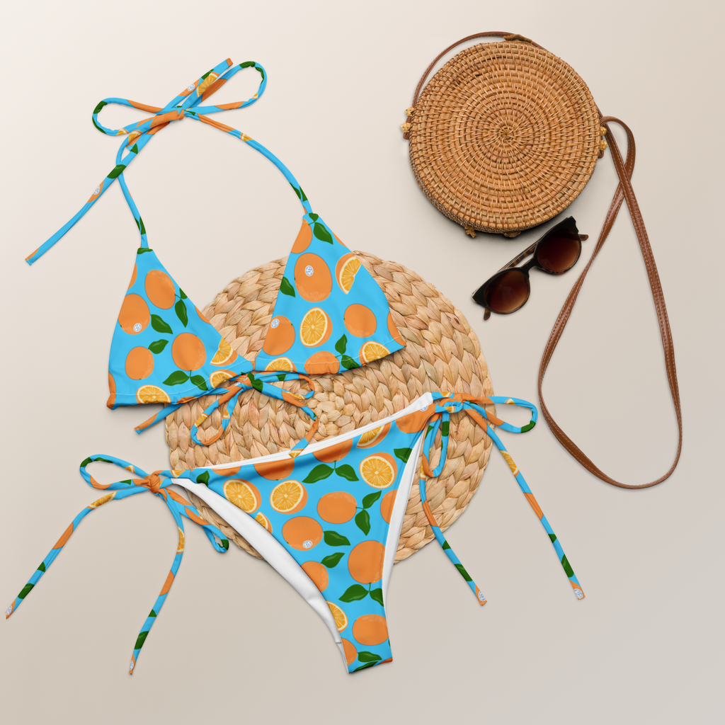 Freshly Squeezed recycled string bikini