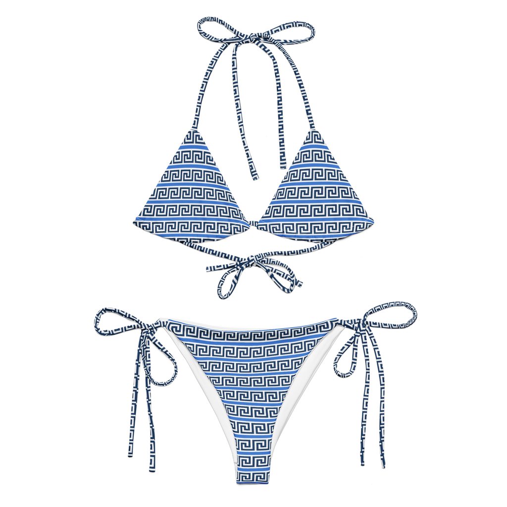 The Key Greek recycled string bikini