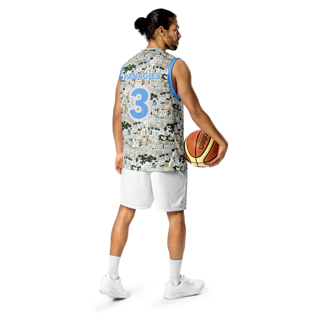 Panagies Recycled unisex basketball jersey