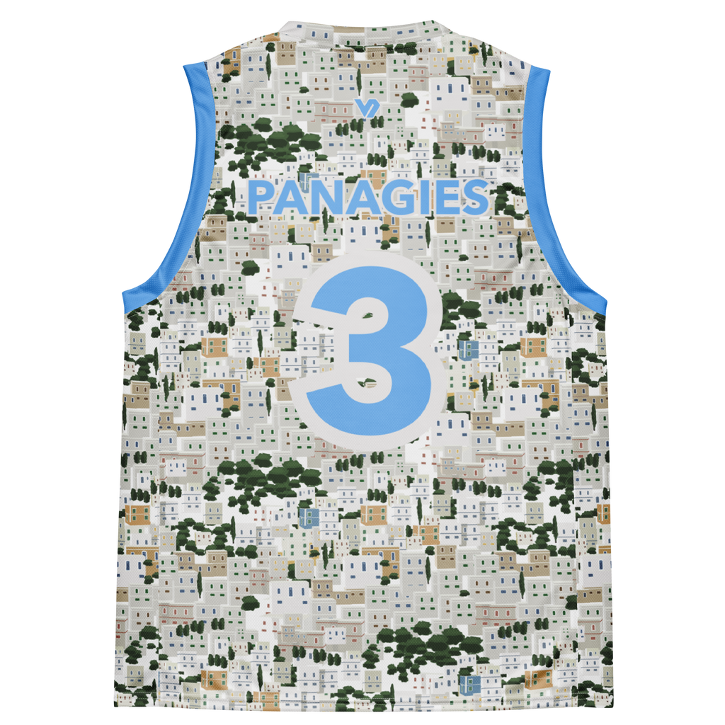 Panagies Recycled unisex basketball jersey