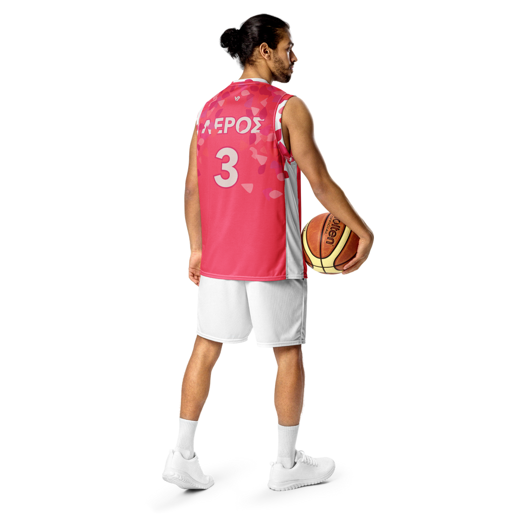 Leros Voukamvillia Home Recycled unisex basketball jersey