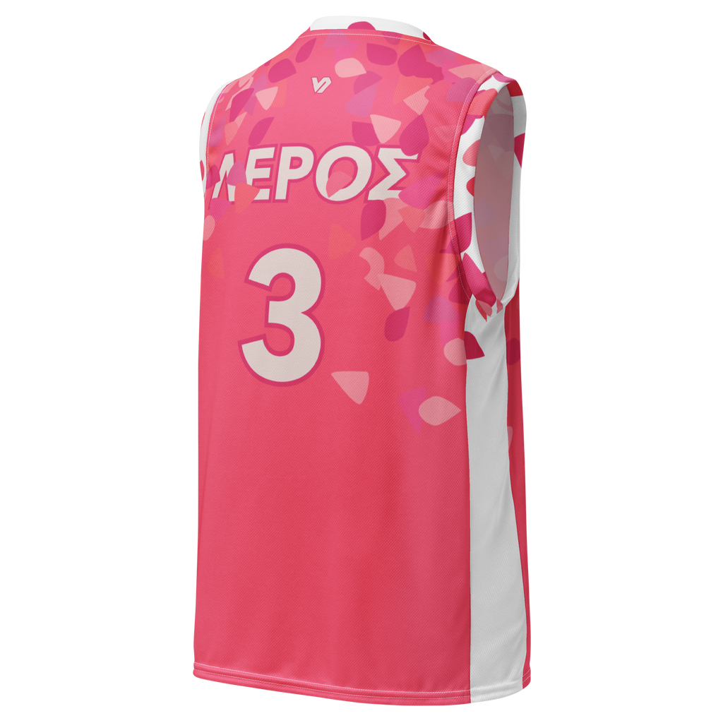 Leros Voukamvillia Home Recycled unisex basketball jersey