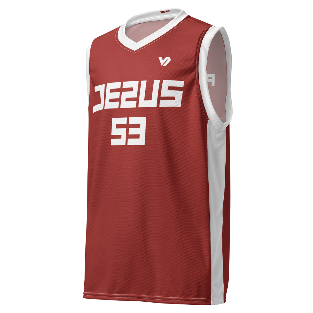 Jesus Peace Posse Home Recycled unisex basketball jersey