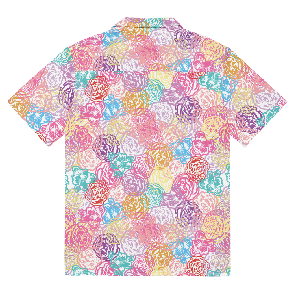 God's Patches Hawaiian Shirt Unisex button shirt