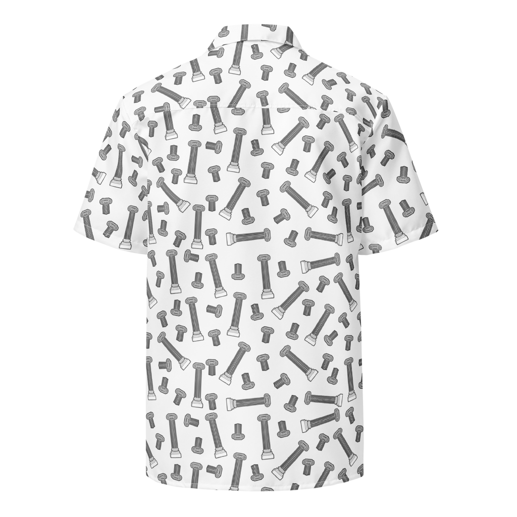 Pillared Sky Hawaiian Unisex button shirt