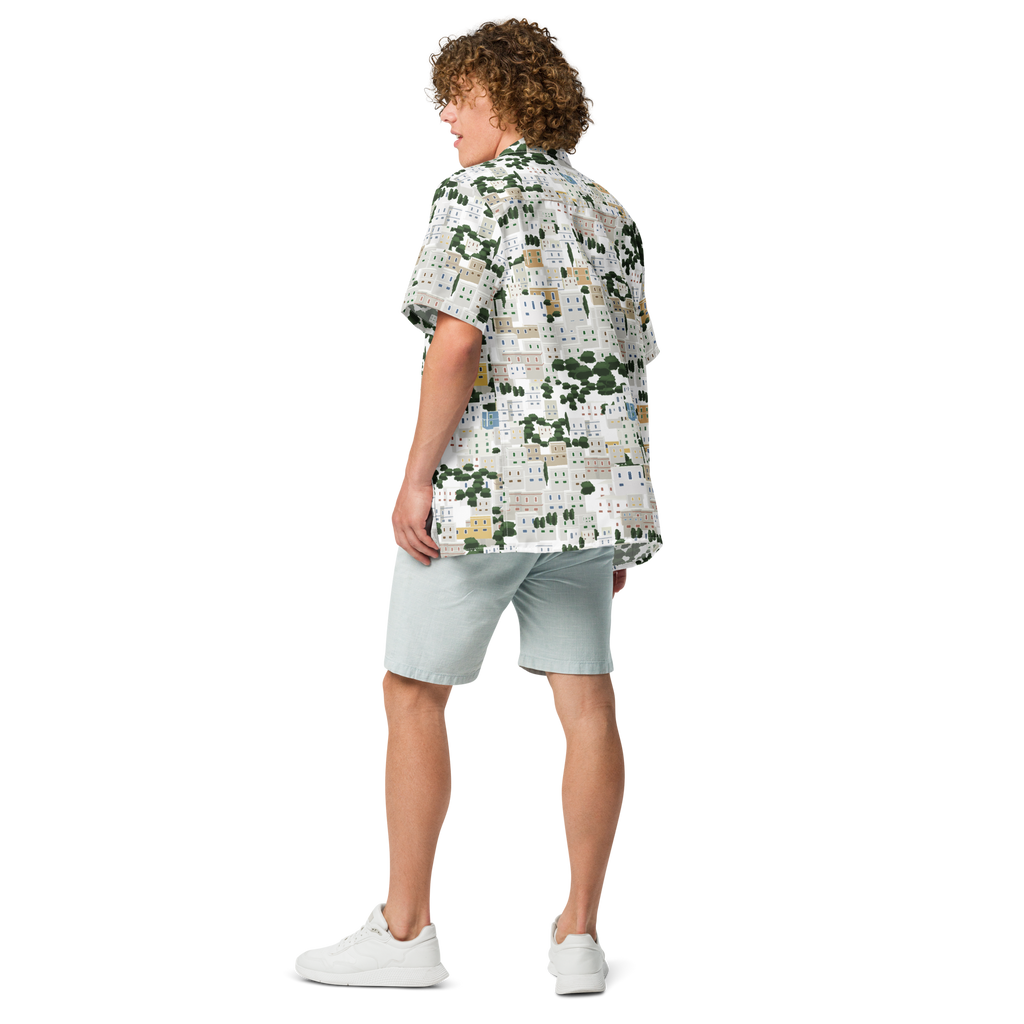 Panagies Hawaiian Unisex button shirt