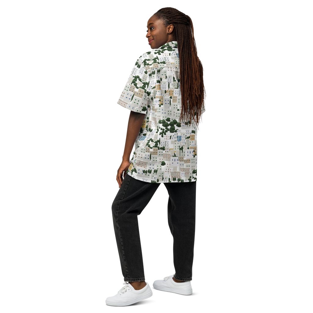 Panagies Hawaiian Unisex button shirt