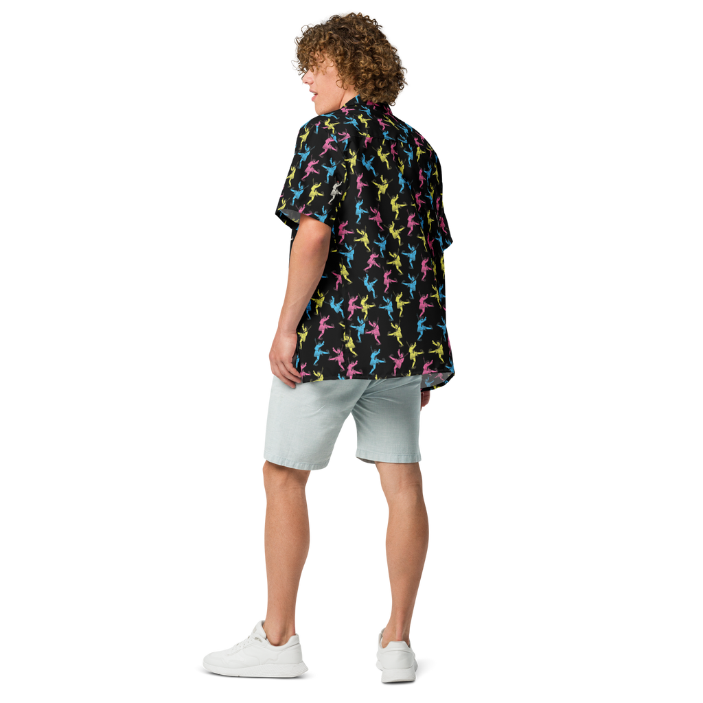 Πουκάμισο με κουμπιά CMYK Evzones Black Hawaiian Unisex