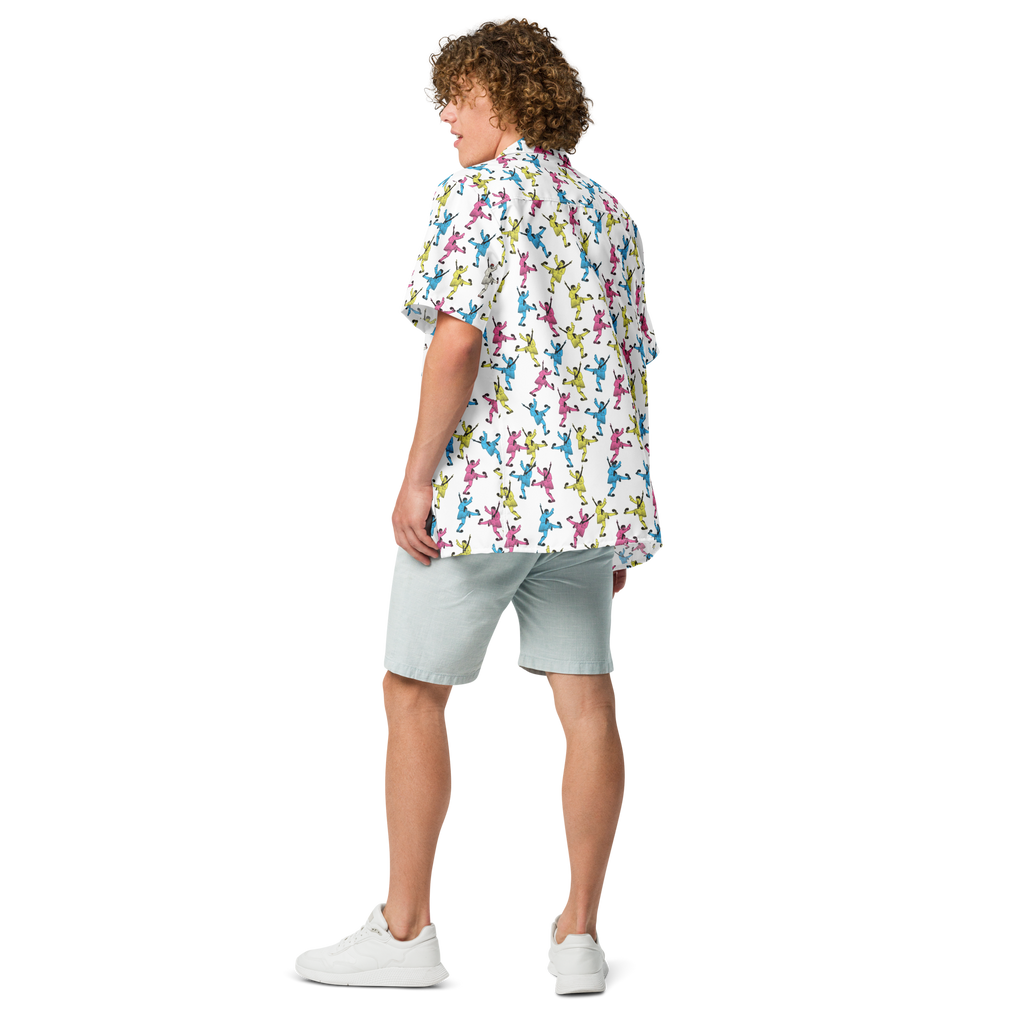 CMYK Evones Hawaiian Unisex button shirt