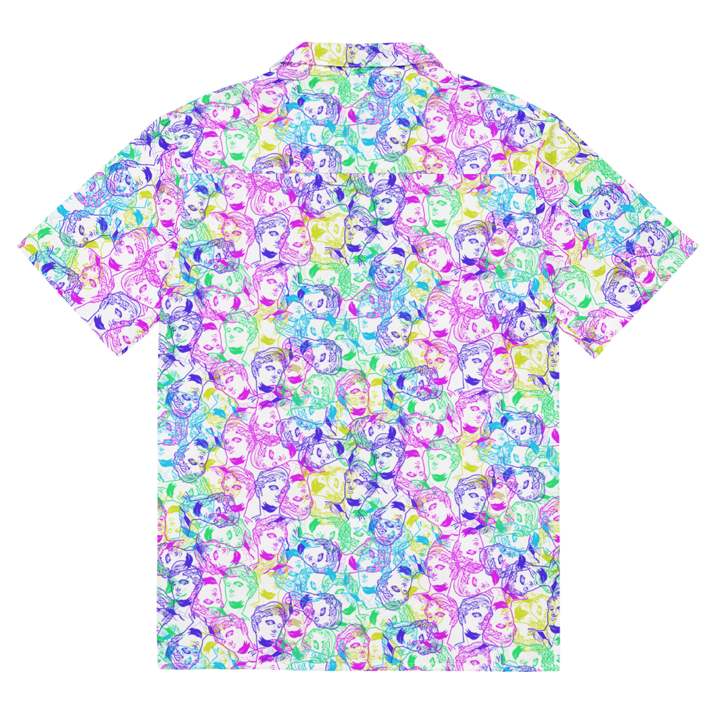 VOSRIO Select CMYK Hawaiian Unisex button shirt