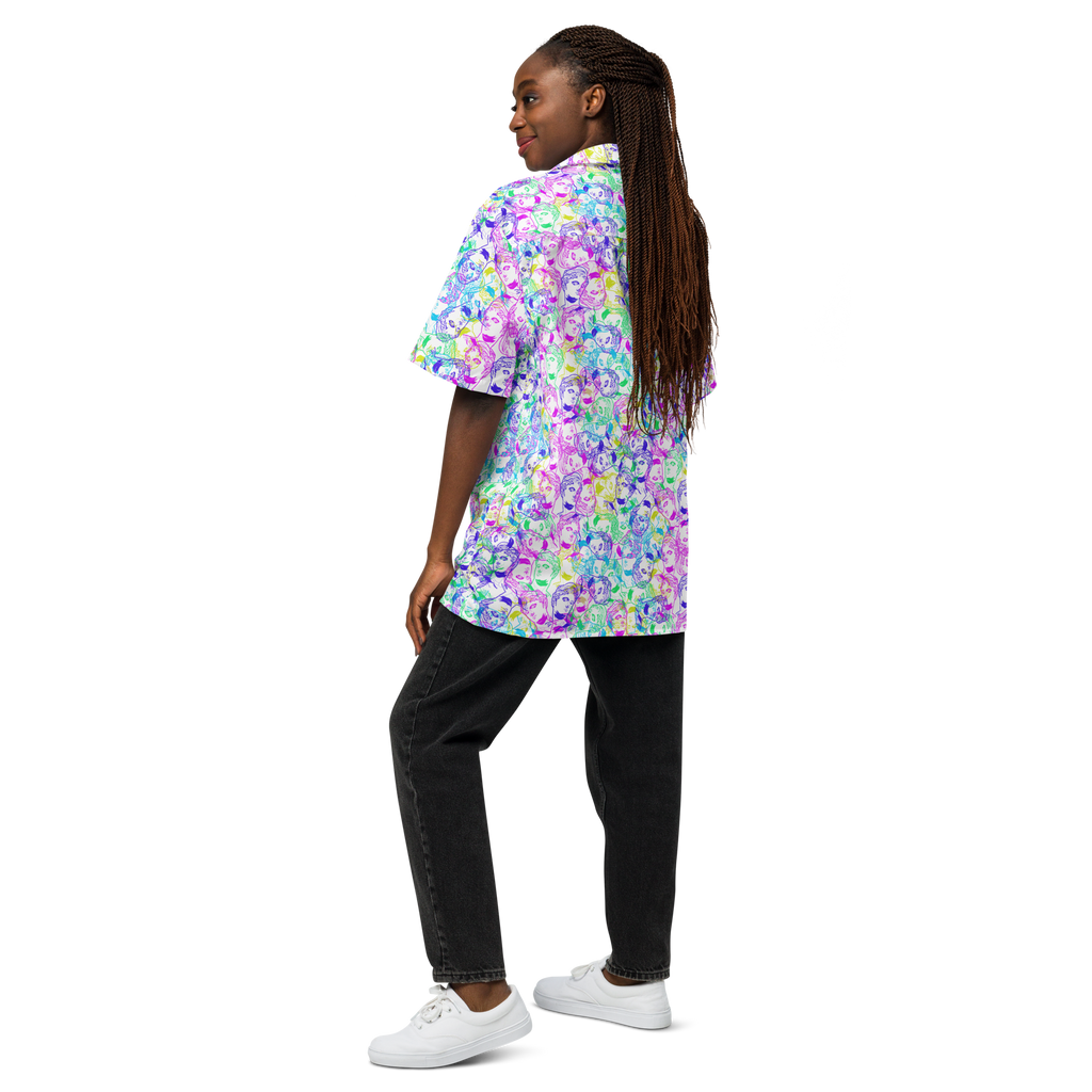 VOSRIO Select CMYK Hawaiian Unisex button shirt