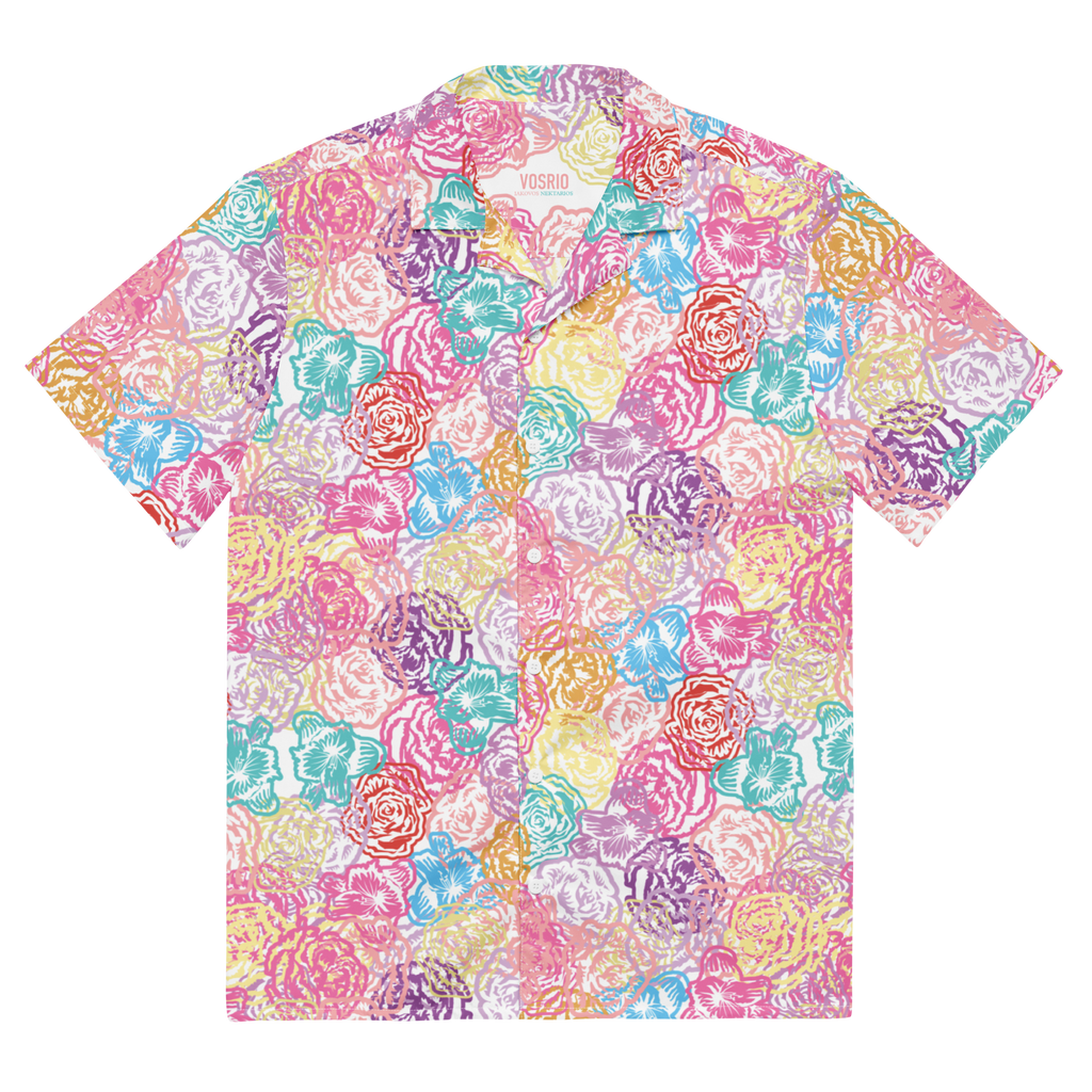 God's Patches Hawaiian Shirt Unisex button shirt