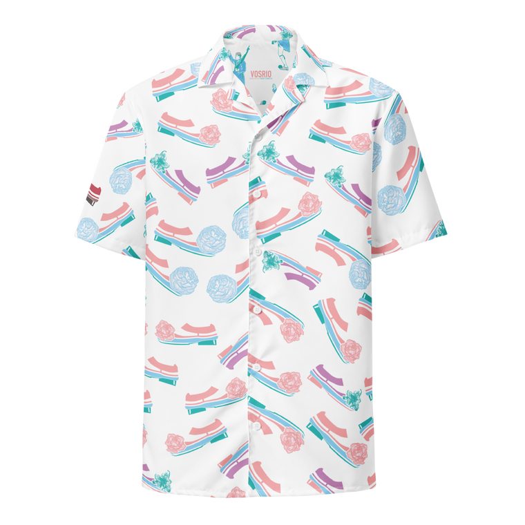 Tsaloulou (Find Your Step) Hawaiian Unisex button shirt