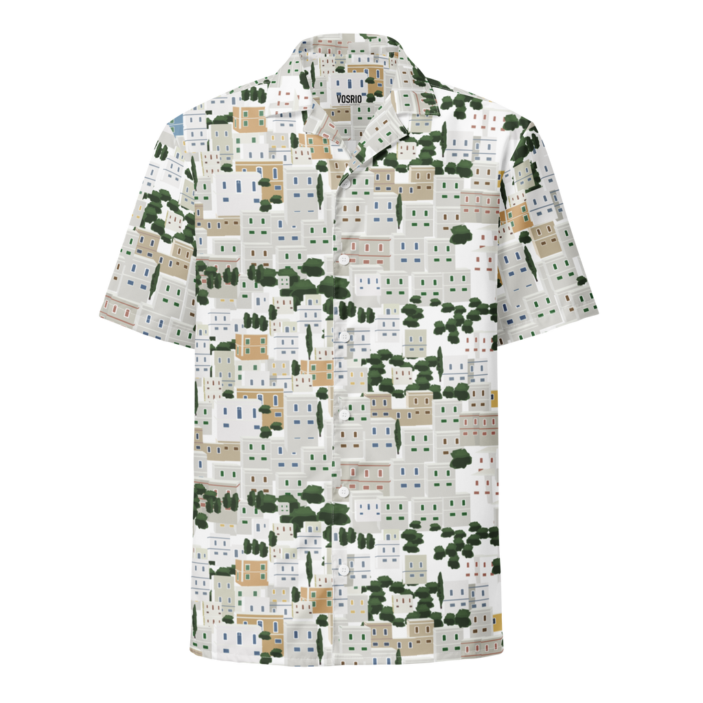 Panagies Hawaiian Unisex button shirt