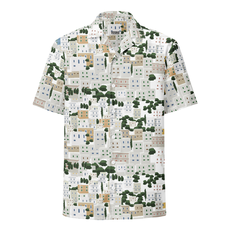 Panagies Hawaiian Unisex button shirt