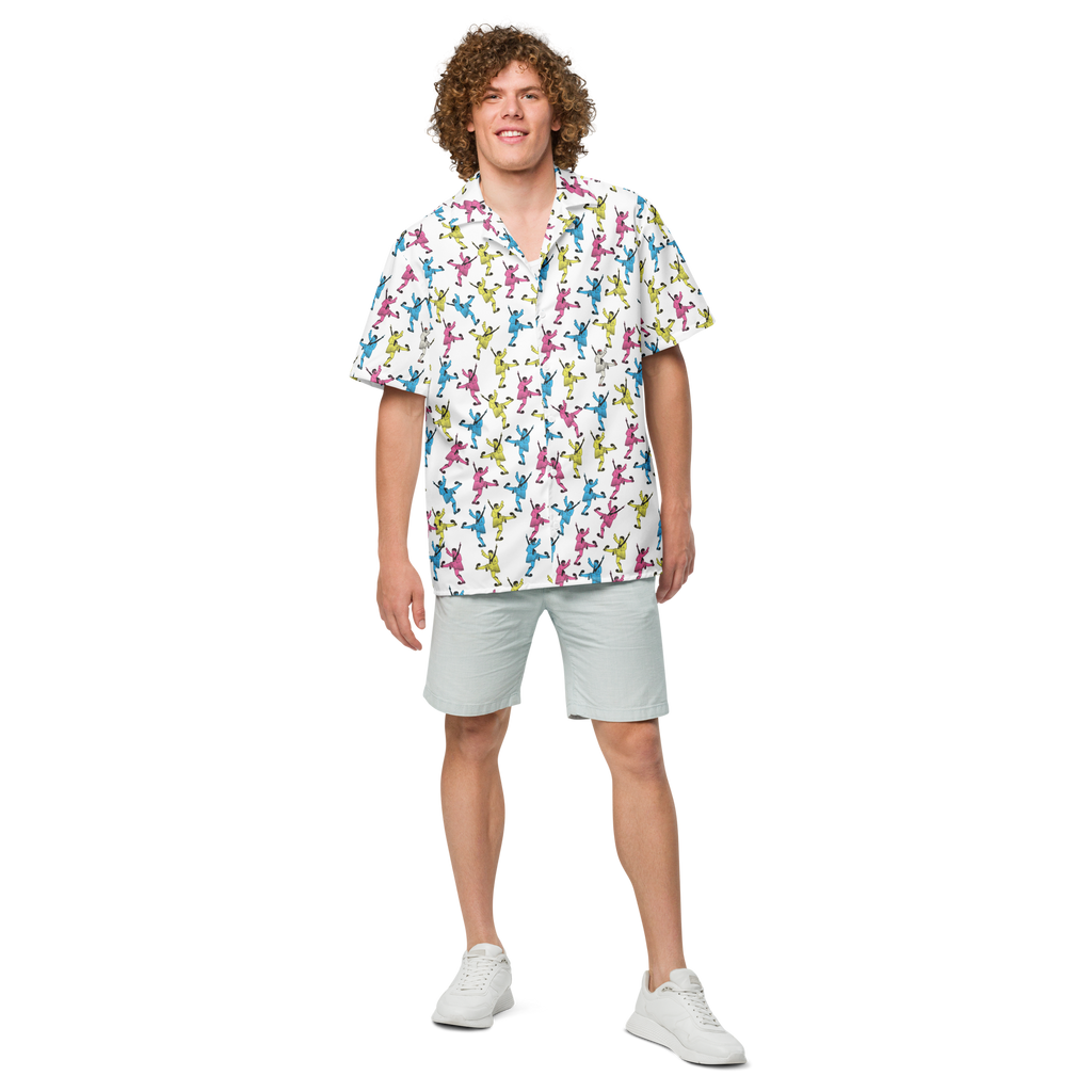 CMYK Evones Hawaiian Unisex button shirt