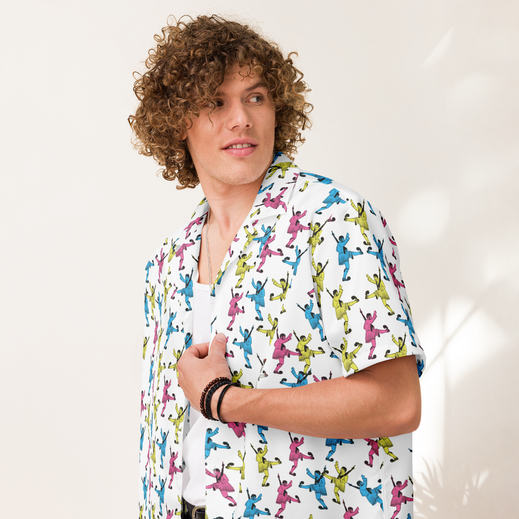 CMYK Evones Hawaiian Unisex button shirt