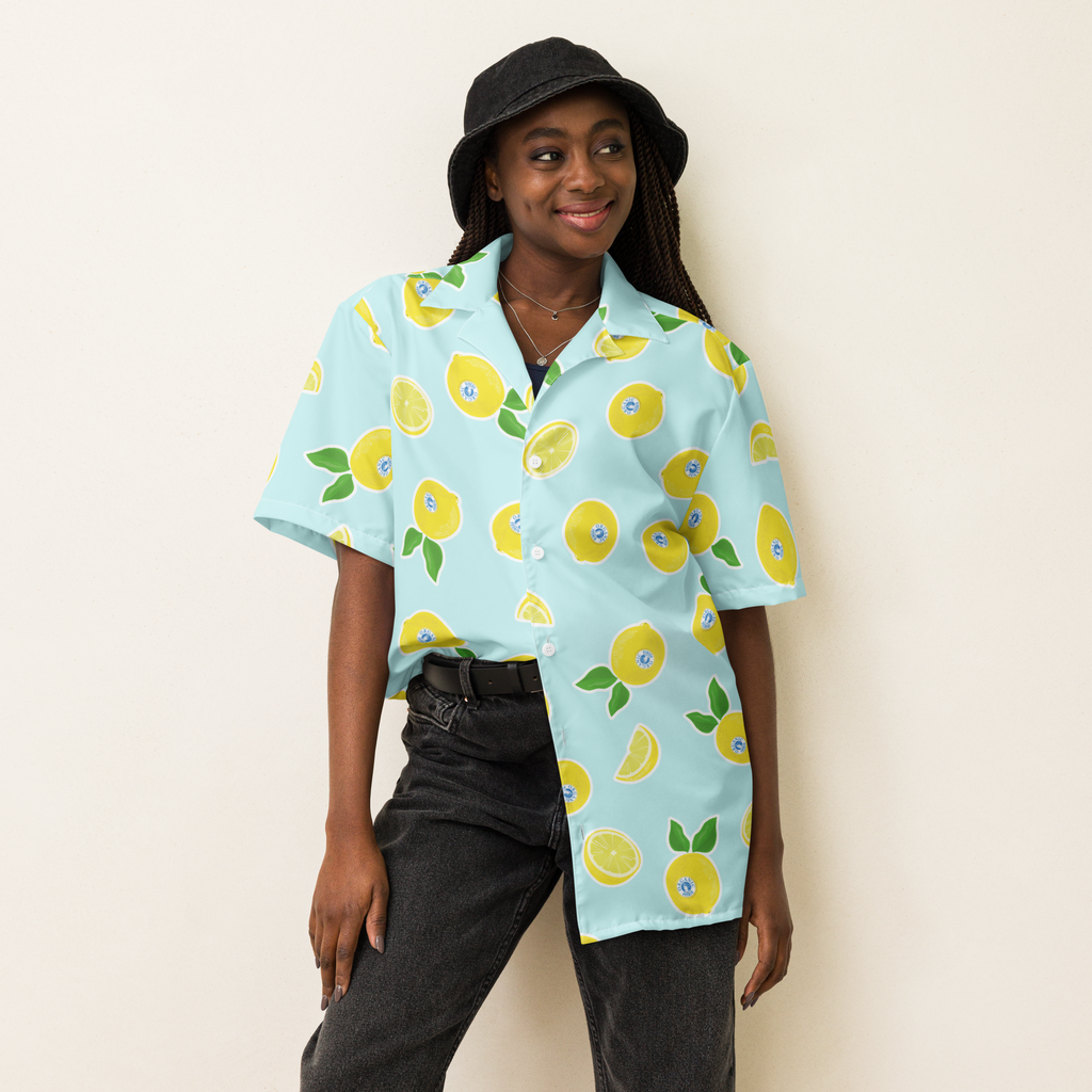 Organic Lemonia Unisex button shirt