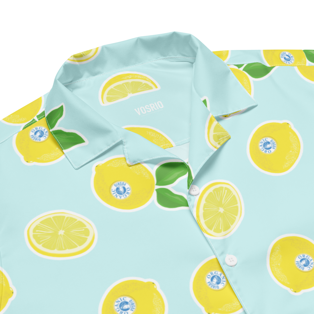 Organic Lemonia Unisex button shirt