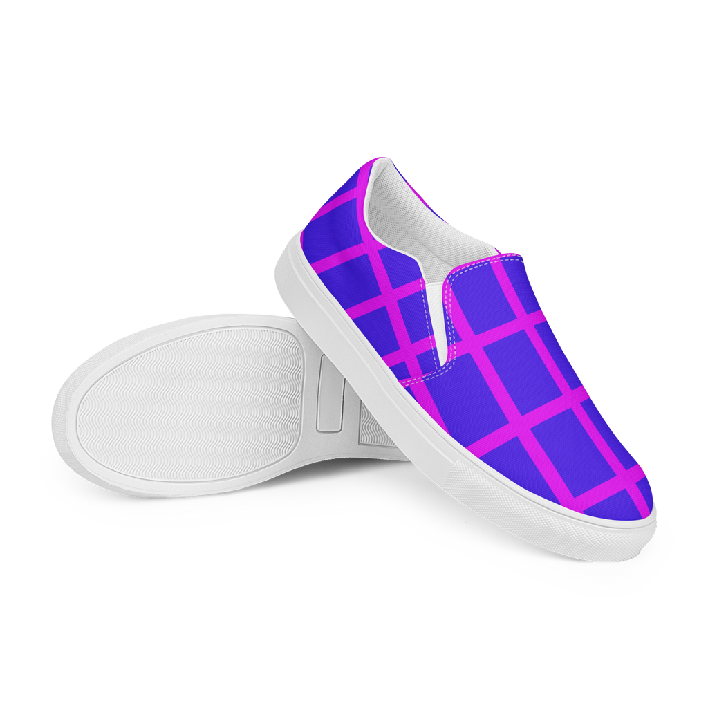 VOSRIO Select Rose Men’s slip-on canvas shoes