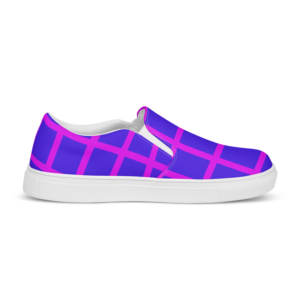 VOSRIO Select Rose Men’s slip-on canvas shoes