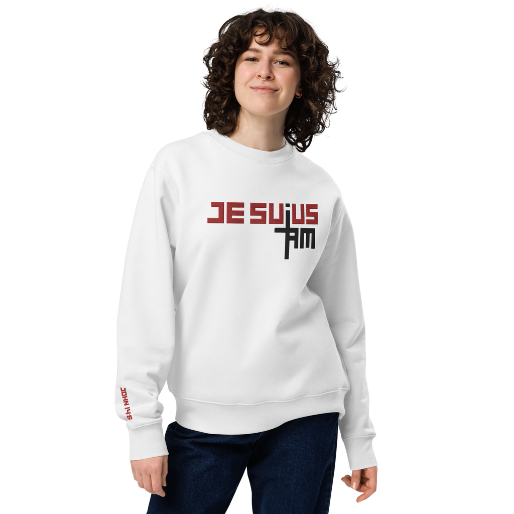 Je Suis I Am John 14:6 Unisex eco sweatshirt