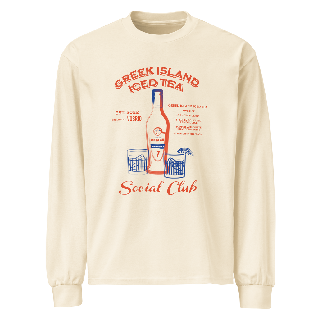 VOSRIO Social Club Premium heavyweight long sleeve shirt