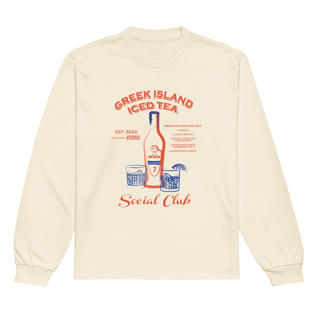 VOSRIO Social Club Premium heavyweight long sleeve shirt