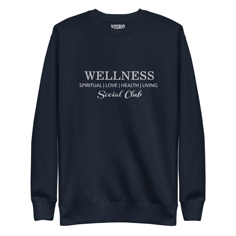 VOSRIO Wellness Social Club Unisex Premium Sweatshirt