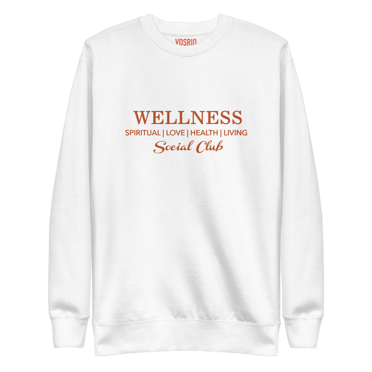 VOSRIO Wellness Social Club Unisex Premium Sweatshirt