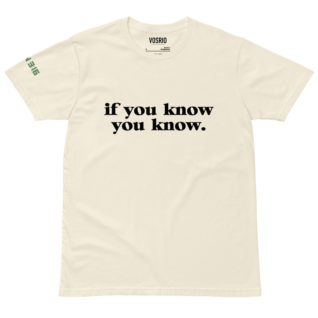 You Know What I Mean ?! Unisex premium t-shirt