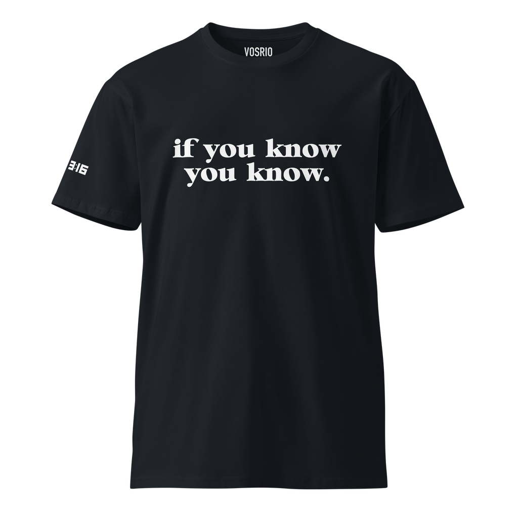 You Know What I Mean ?! Unisex premium t-shirt