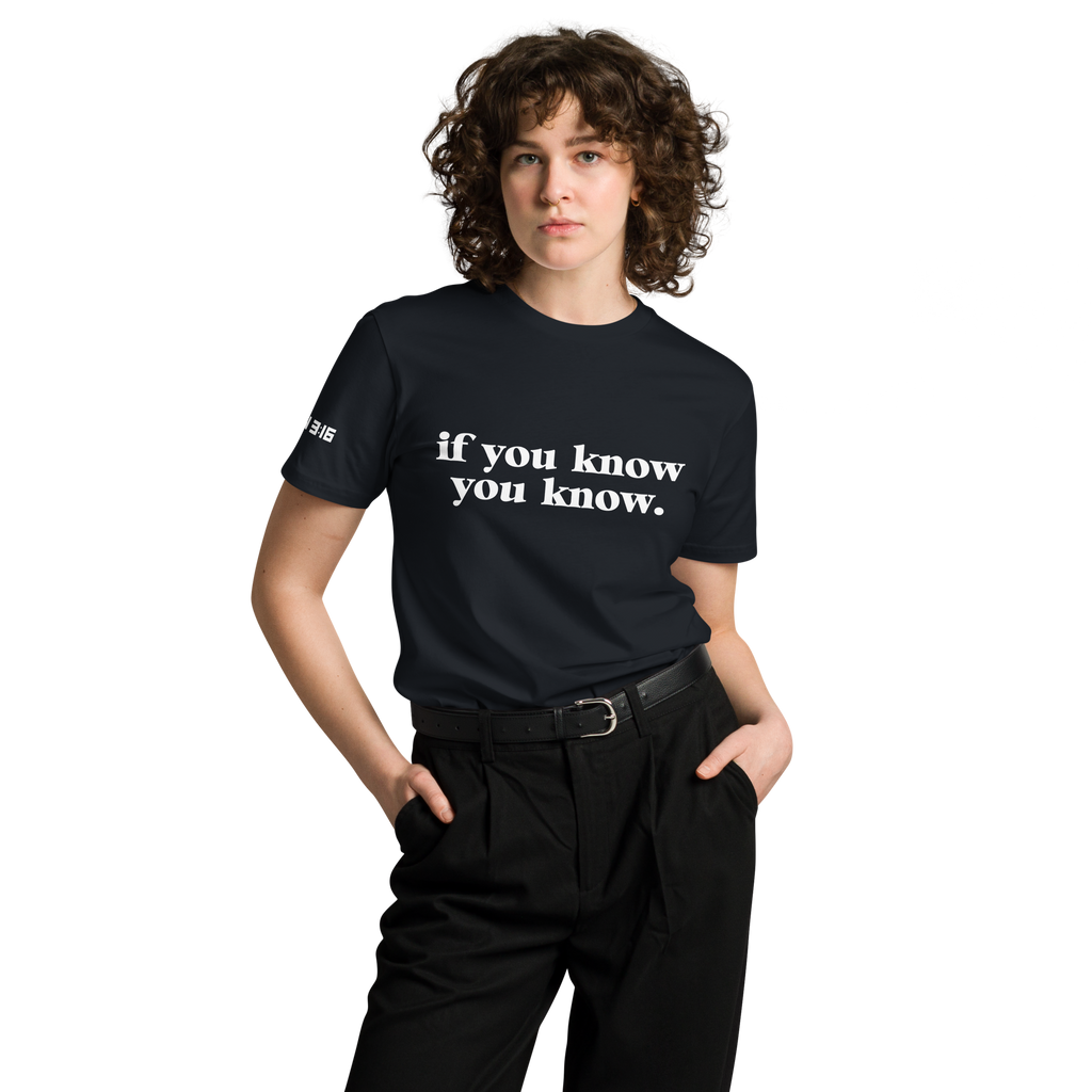 You Know What I Mean ?! Unisex premium t-shirt