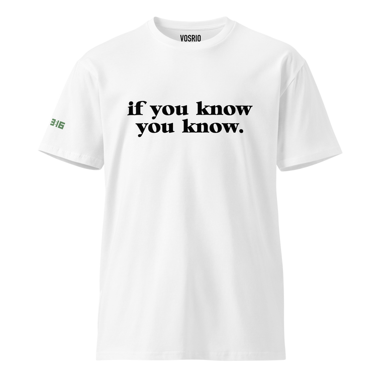 You Know What I Mean ?! Unisex premium t-shirt