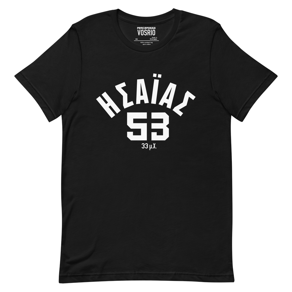 Isaiah Established 33 AD Unisex t-shirt