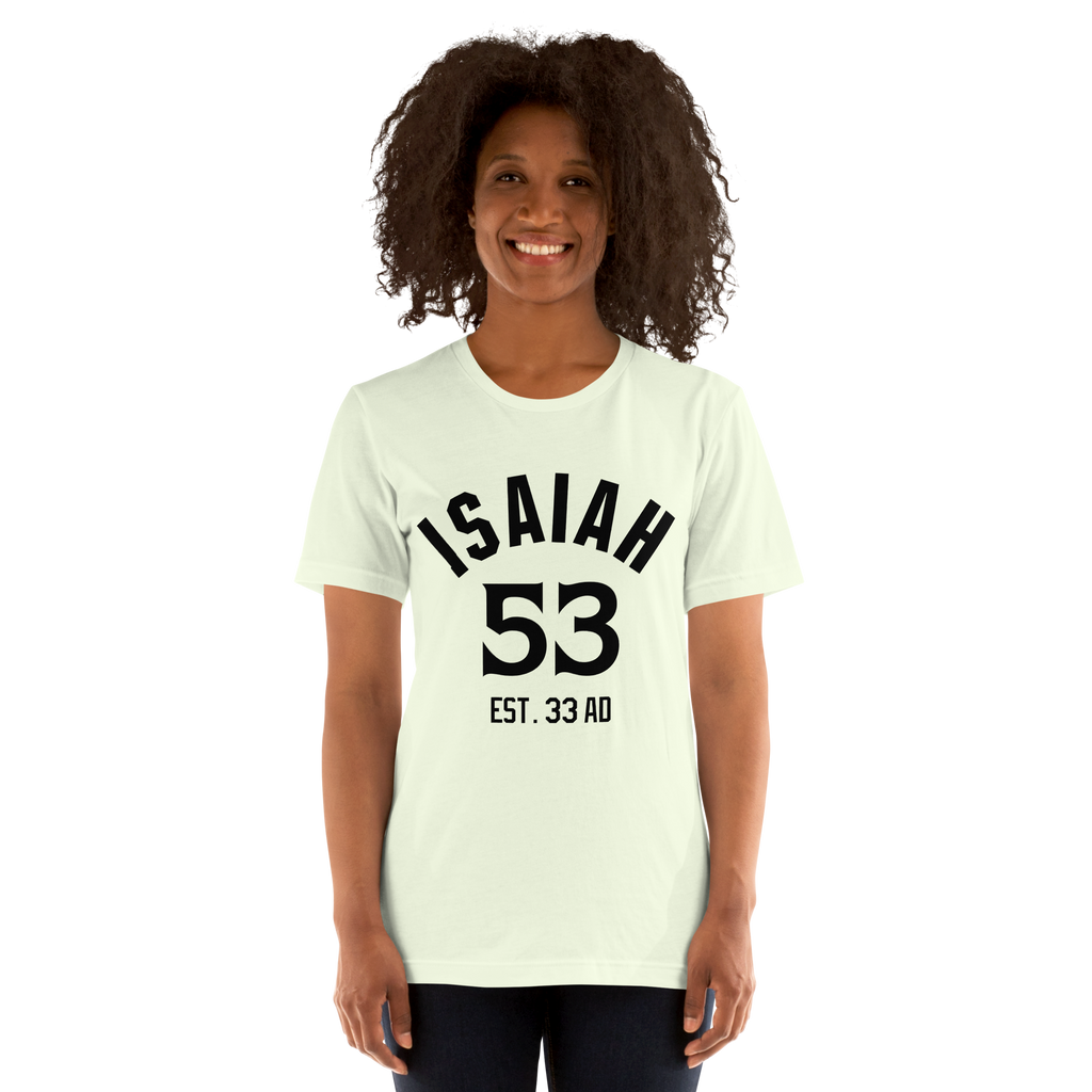 Isaiah 53 Established Unisex t-shirt