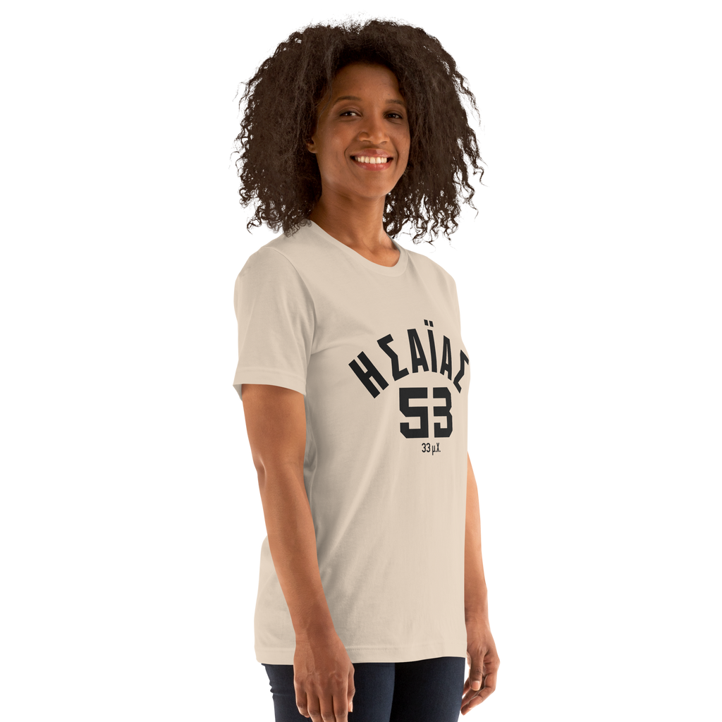 Isaiah Established 33 AD Unisex t-shirt