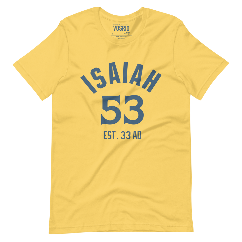 Isaiah 53 Established Unisex t-shirt