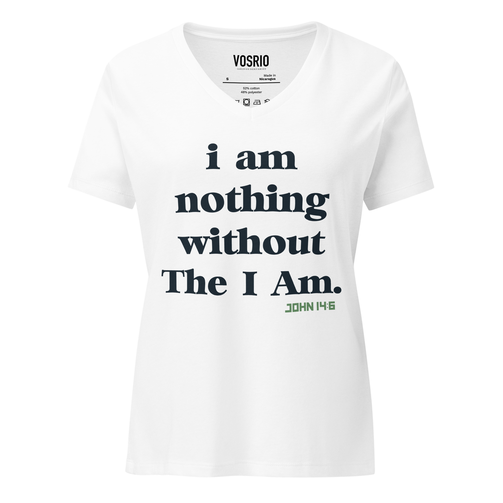 The I Am Women’s relaxed v-neck t-shirt