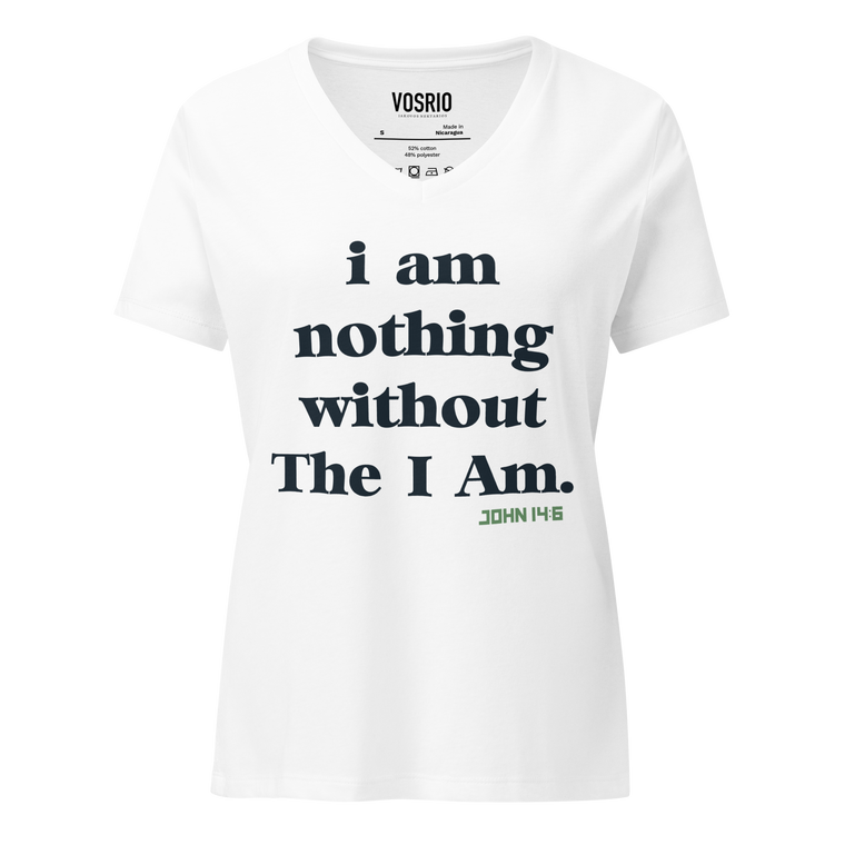 The I Am Women’s relaxed v-neck t-shirt