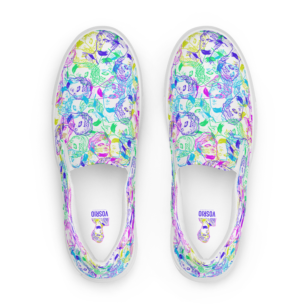 VOSRIO Select CMYK Women’s slip-on canvas shoes
