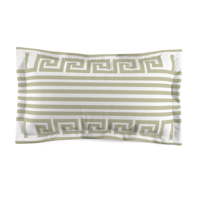 In Theory Olive Microfiber Pillow Sham