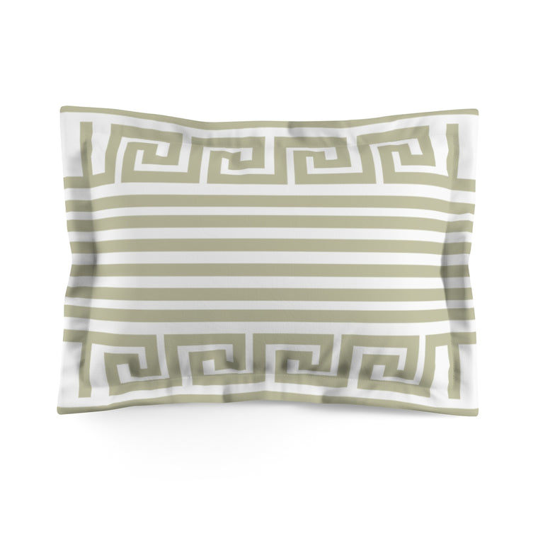 In Theory Olive Microfiber Pillow Sham