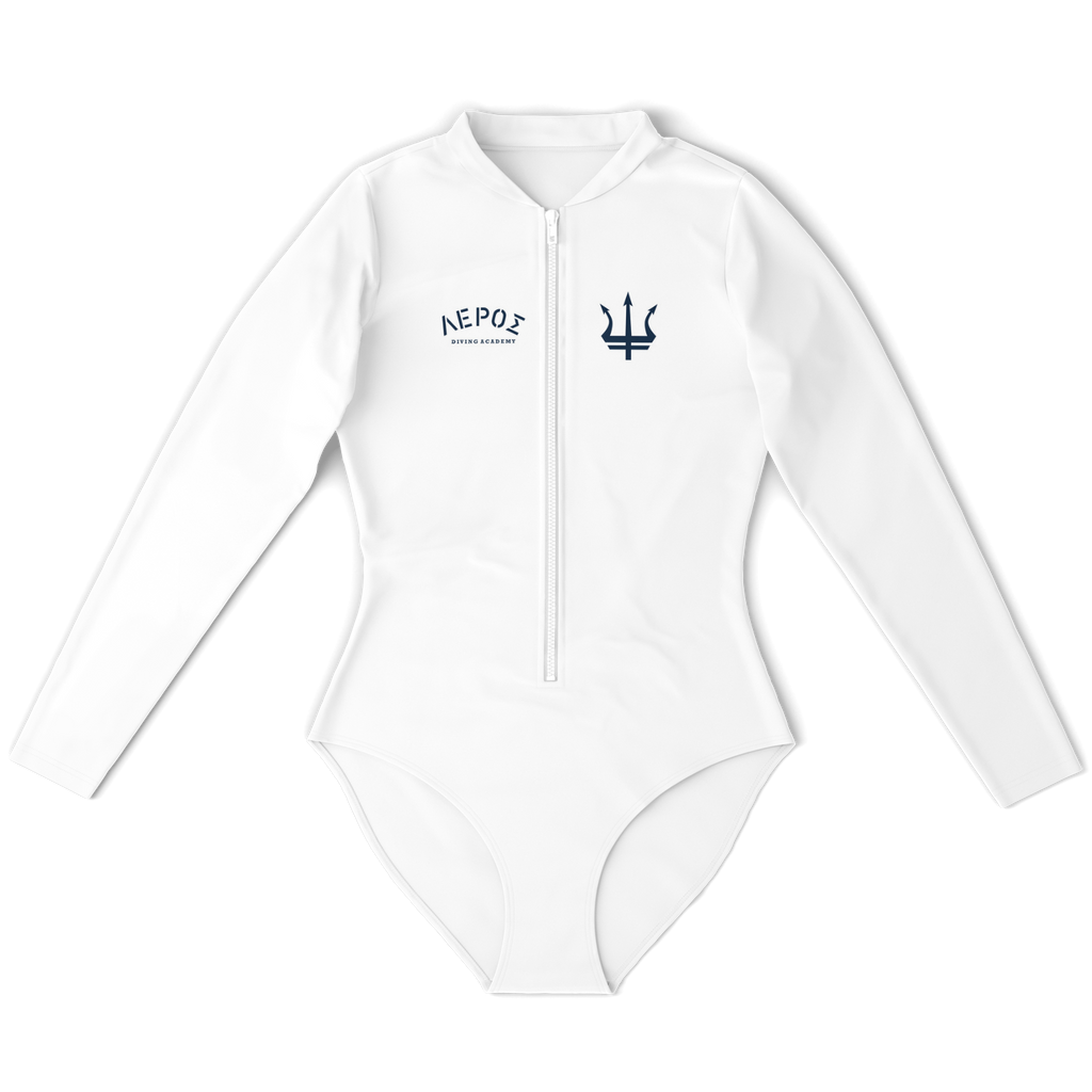 Leros Diving Academy 1991 Women's Long Sleeve Body Suit
