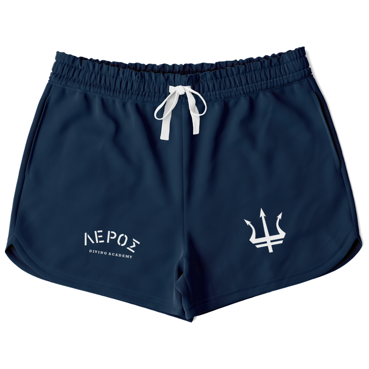 Leros Diving Academy 1991 Women's Loose Shorts Navy
